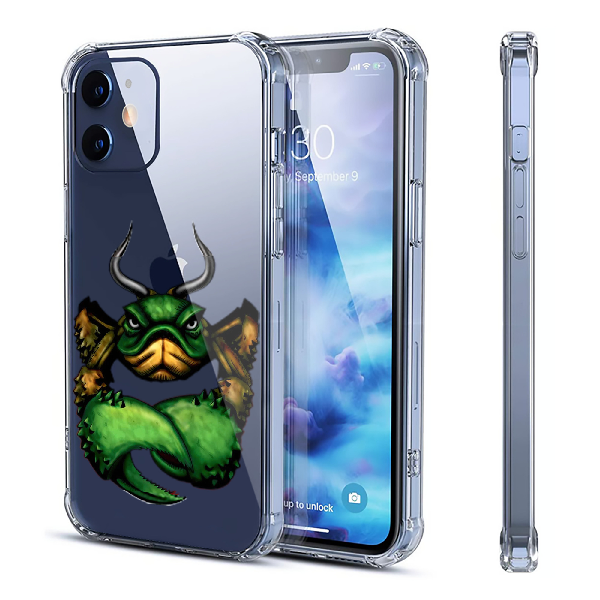 （画像用） 遊☆戯☆王 Yu-Gi-Oh! 【iPhone 12シリーズ対応】透明スマホケース（クリアソフトケース）